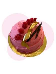 Délice au framboise et mangue